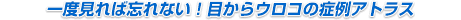 一度見れば忘れない！目からウロコの症例アトラス